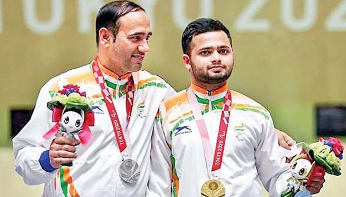 Sinharaj Adhana and Manish Narwal- Men's 50m Pistol SH1-  मेंस 50 मीटर पिस्टल SH1- Men's 50m Pistol SH1-