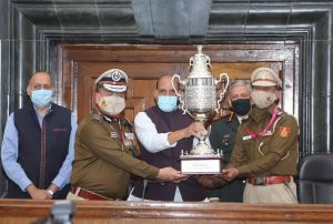 दिल्ली पुलिस ने प्राप्त की सर्वश्रेष्ठ मार्चिंग टुकड़ी ट्रॉफी -2021