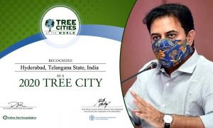 हैदराबाद को ‘2020 Tree City of the World’ के रूप में मान्यता दी गयी