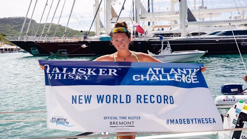 अटलांटिक महासागर को  पार करने वाली सबसे युवा महिला बनी जैसमीन हैरिसन