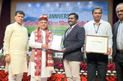 आंध्र प्रदेश के अनंतपुर जिले को मिला पीएम किसान राष्ट्रीय पुरस्कार 