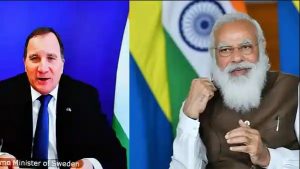 भारत और स्वीडन के प्रधानमंत्री के बीच द्विपक्षीय शिखर सम्मेलन  
